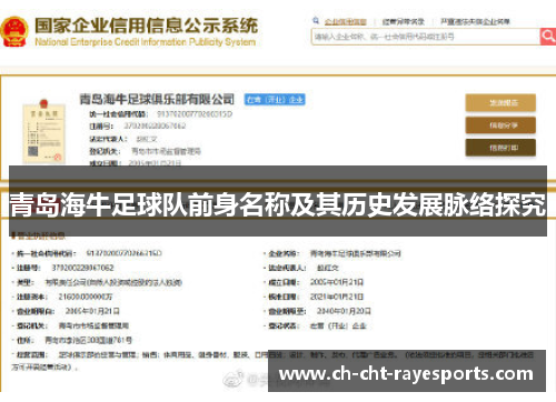 青岛海牛足球队前身名称及其历史发展脉络探究 青岛海牛足球队前身名称及其历史发展脉络探究